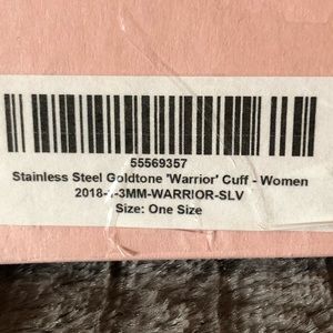 Pink Box Jewelry - NWT Pink Box 3mm WARRIOR bracelet Pink Box Jewelry - NWT Pink Box 3mm WARRIOR bracelet